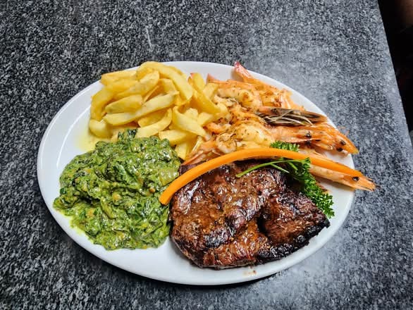 Rump & Prawns