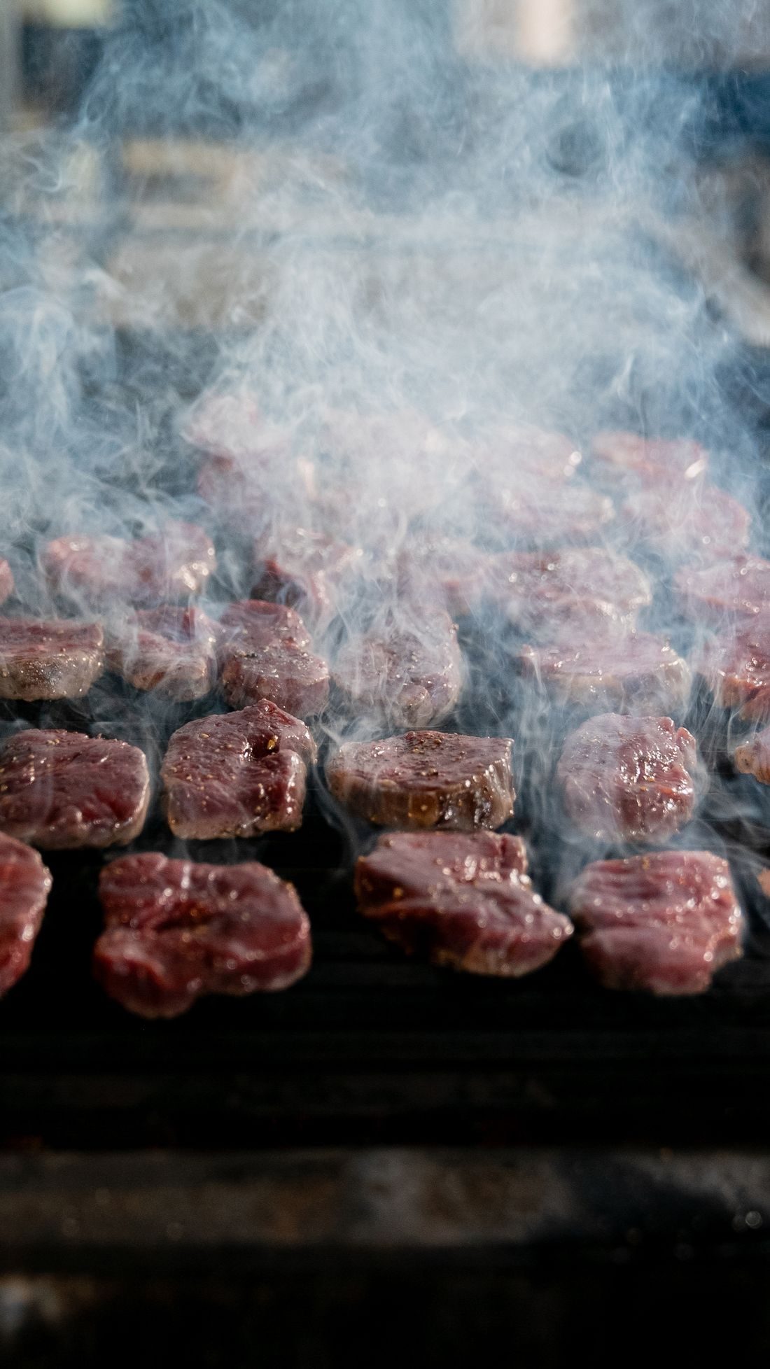 Flame-grilled espetada straight off the coals